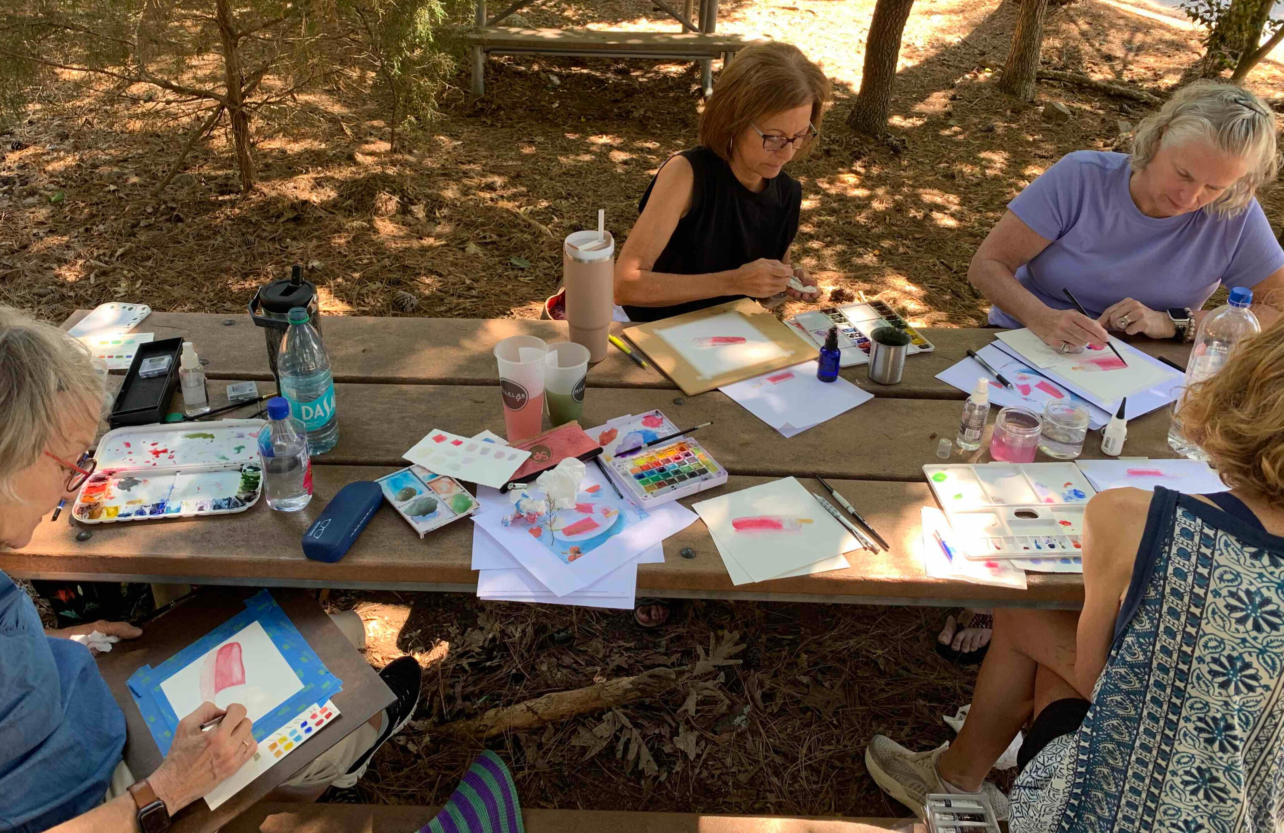 ✨ In the Flow A peaceful moment of focus and creativity—building color confidence with a rabit